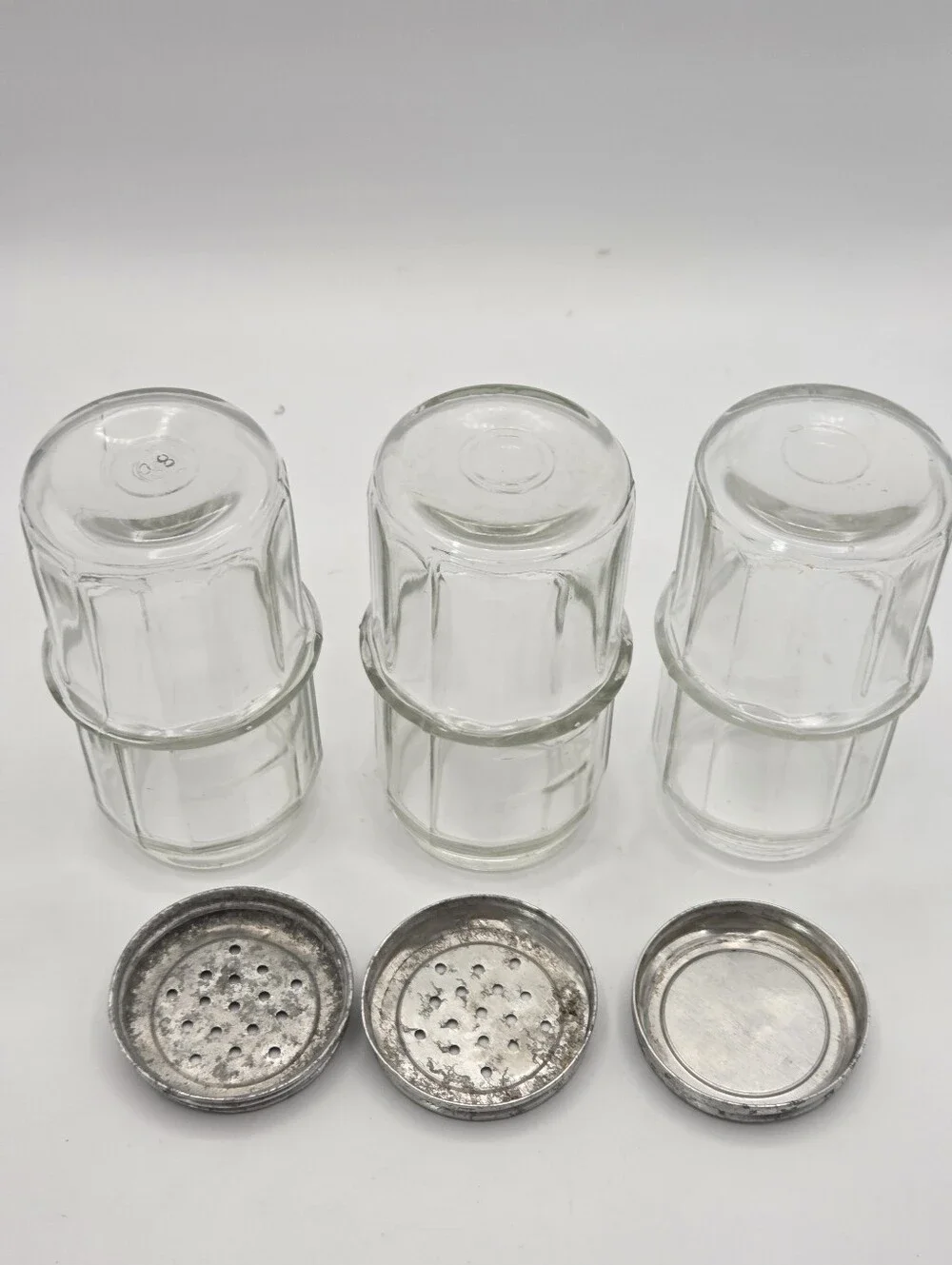 Vintage Hoosier Style Spice Jars